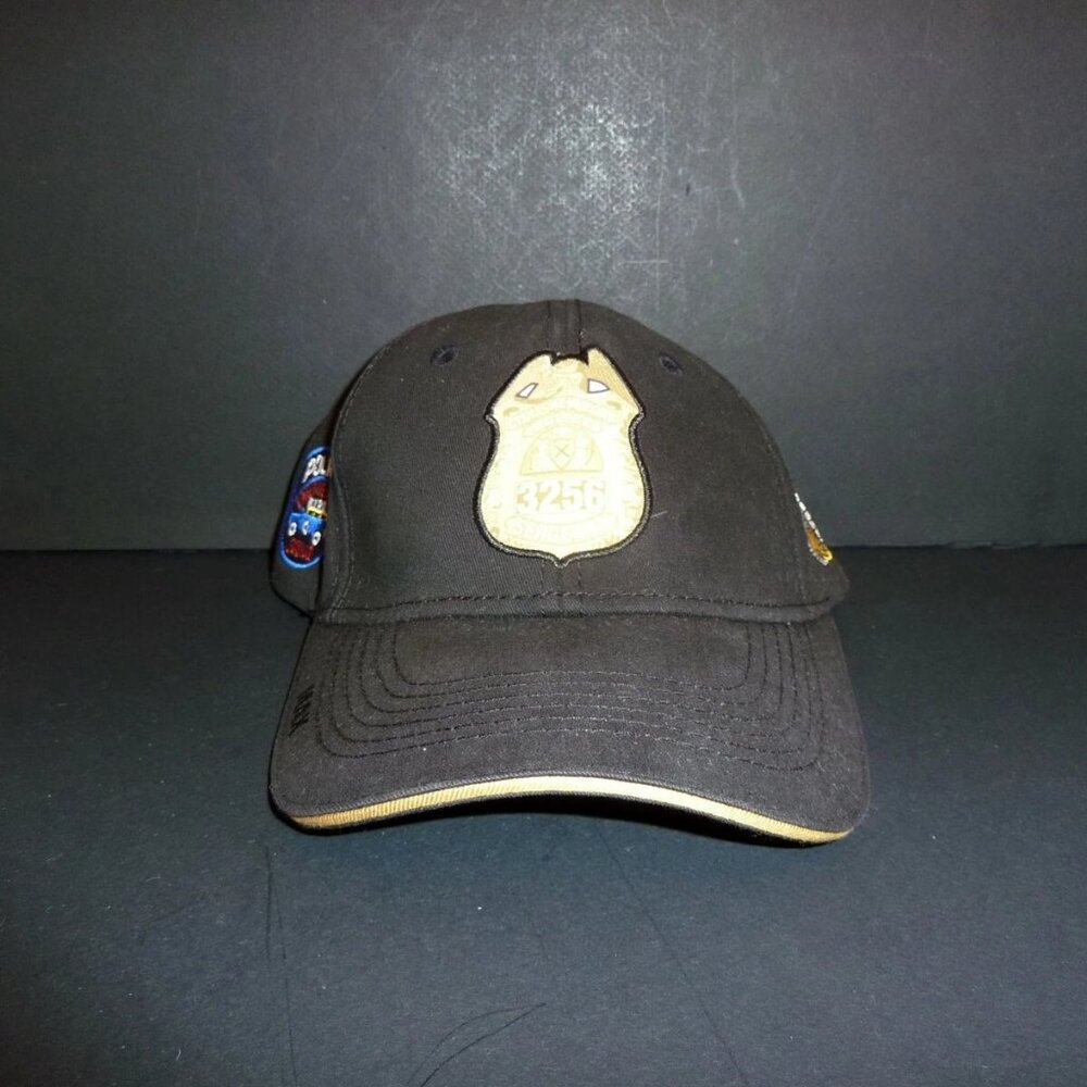 CAP THE MAX NAT NYC POLICE SERGEANT (BLACK/MULTI)3256 OPEN XIII ONE SIZE）